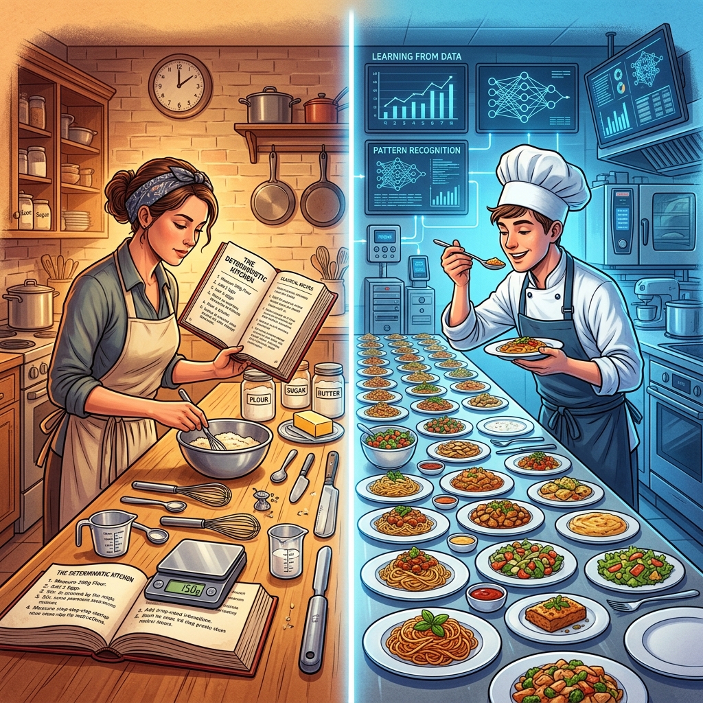 Recipe Book vs. Apprentice Chef