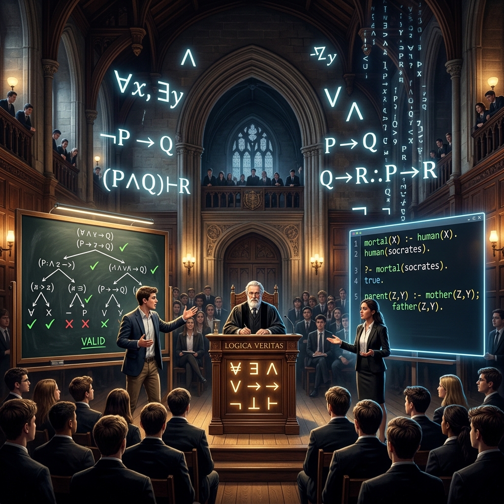 The Courtroom of Formal Logic