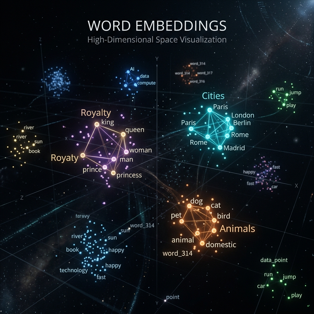 Word Embeddings Map