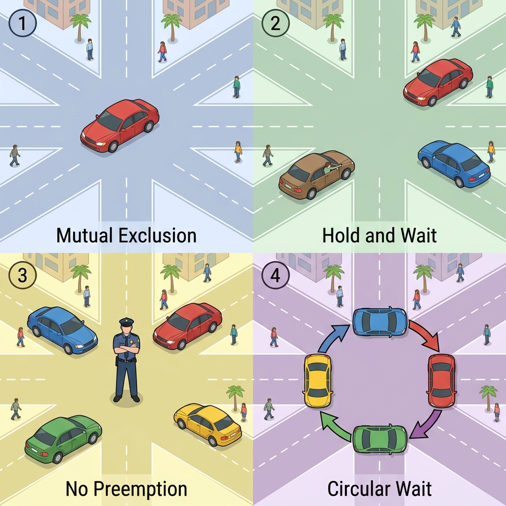 Coffman's Four Conditions for Deadlock