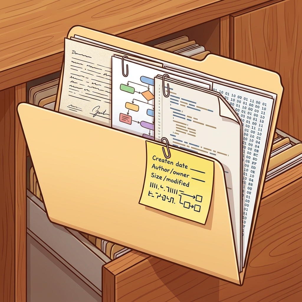 Files — The Documents and Metadata